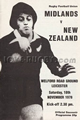 Midland Counties v New Zealand 1978 rugby  Programme